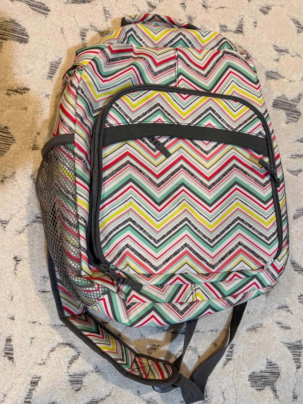 31 Thirty one large backpack camera bag DSL-R diaper bag compartments EUC